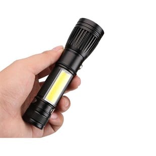 Watton Ledli Güçlü Şarjlı El Feneri WT-028