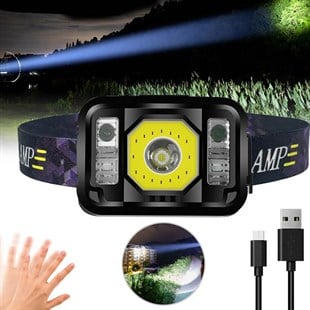 Watton Pratik Sinyalli Sensörlü Kafa Lambası WT-024