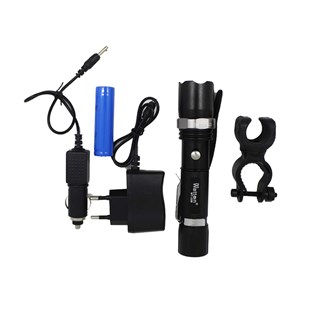 Watton Monte Aparatlı Zoomlu Şarjlı El Feneri WT-038