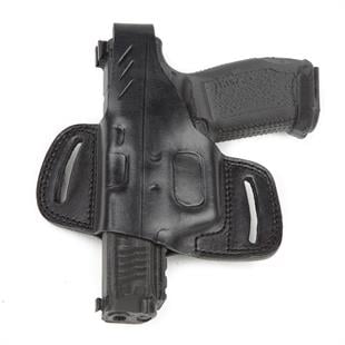 Wolf Holster Canik55 TP9 Deri Tabanca Kılıfı Yarım Kelebek SOL EL Siyah