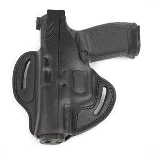 Wolf Holster Canik55 TP9 Deri Tabanca Kılıfı Tam Kelebek SOL EL Siyah