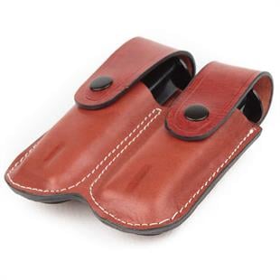 Wolf Holster Deri Şarjör Kılıfı Çiftli Maşasız Taba