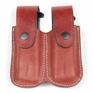 Wolf Holster Deri Şarjör Kılıfı Çiftli Maşasız Taba