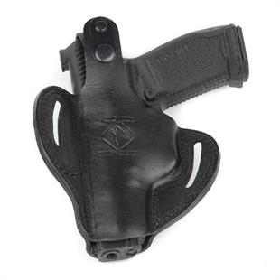 Wolf Holster Tisaş Zig14 Deri Tabanca Kılıfı Tam Kelebek Siyah