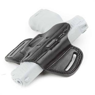 Wolf Holster Universal Deri Tabanca Kılıfı Yarım Kelebek Atkısız Siyah