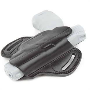 Wolf Holster Universal Deri Tabanca Kılıfı Tam Kelebek Atkısız Siyah