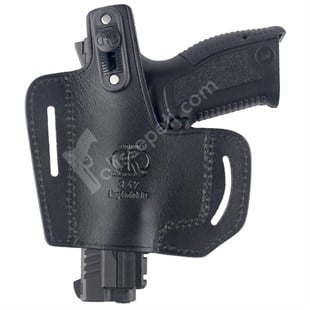 Yarım Kelebek Siyah Deri Kılıf Baskılı