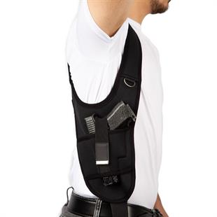 Zeytin Dalı Koltuk Altı Tabanca Kılıfı Sol El Siyah