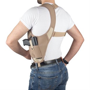 Zeytin Dalı Koltuk Altı Tabanca Kılıfı Bej