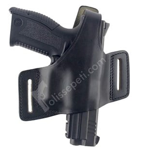 Zigana PX9 Deri Tabanca Kılıfı Yarım Kelebek