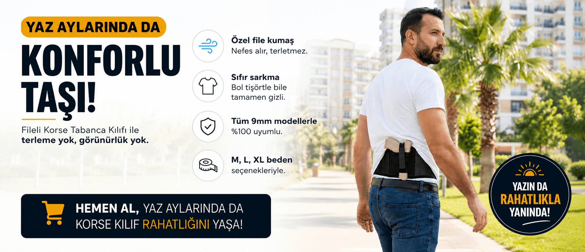 Fileli Korse Tabanca Kılıfı