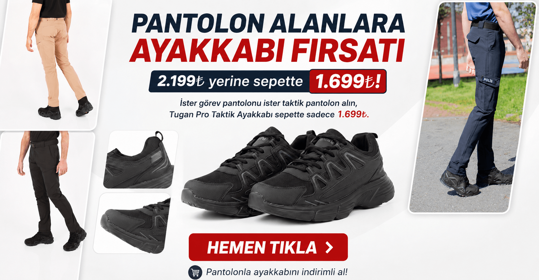 Pantolon Alanlara Ayakkabı Fırsatı