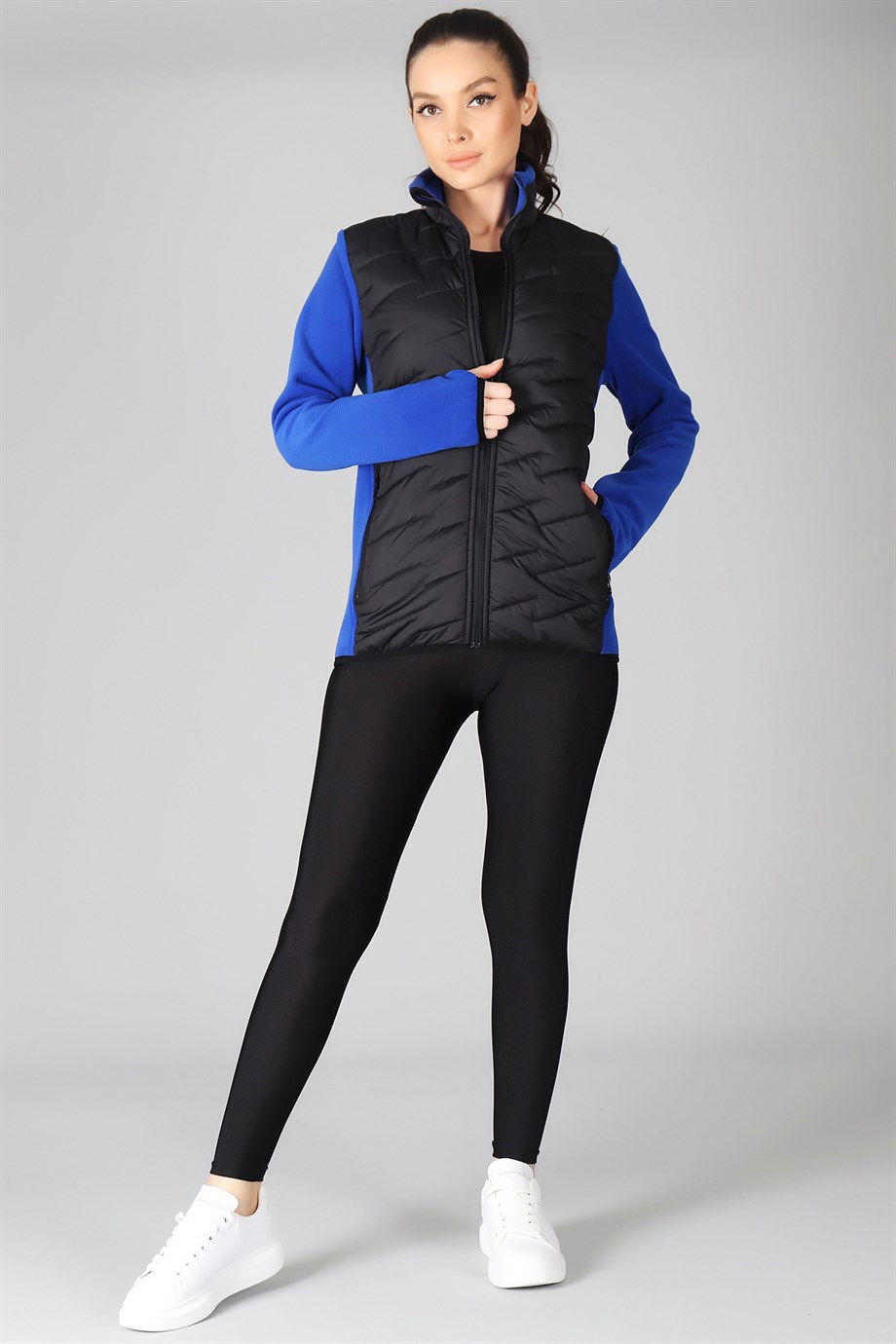 Sweetness Women's Sax Quilted Coat