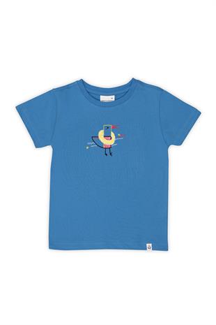Wings and Waves T-Shirt (Blue Rib)