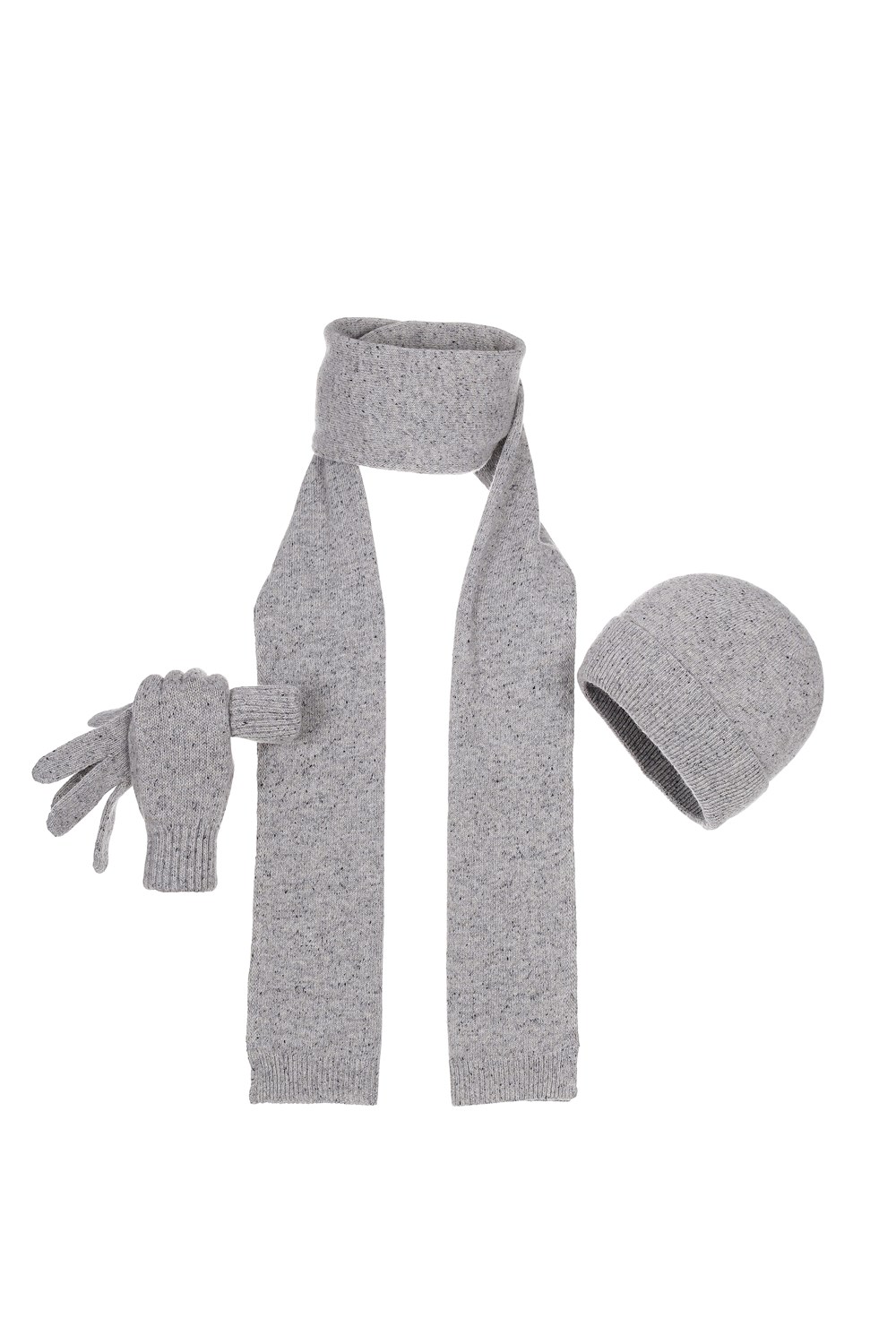 Fonem Unisex Yünlü Brina Üçlü Set Fo 3087