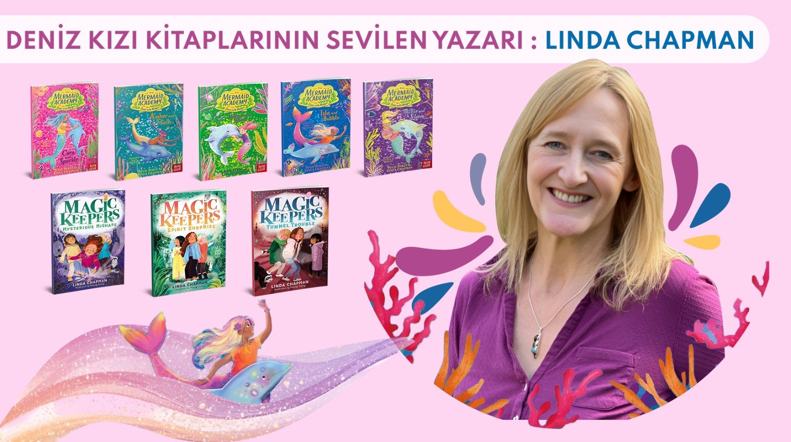 Deniz Kızı Kitaplarının Sevilen Yazarı: Linda Chapman
