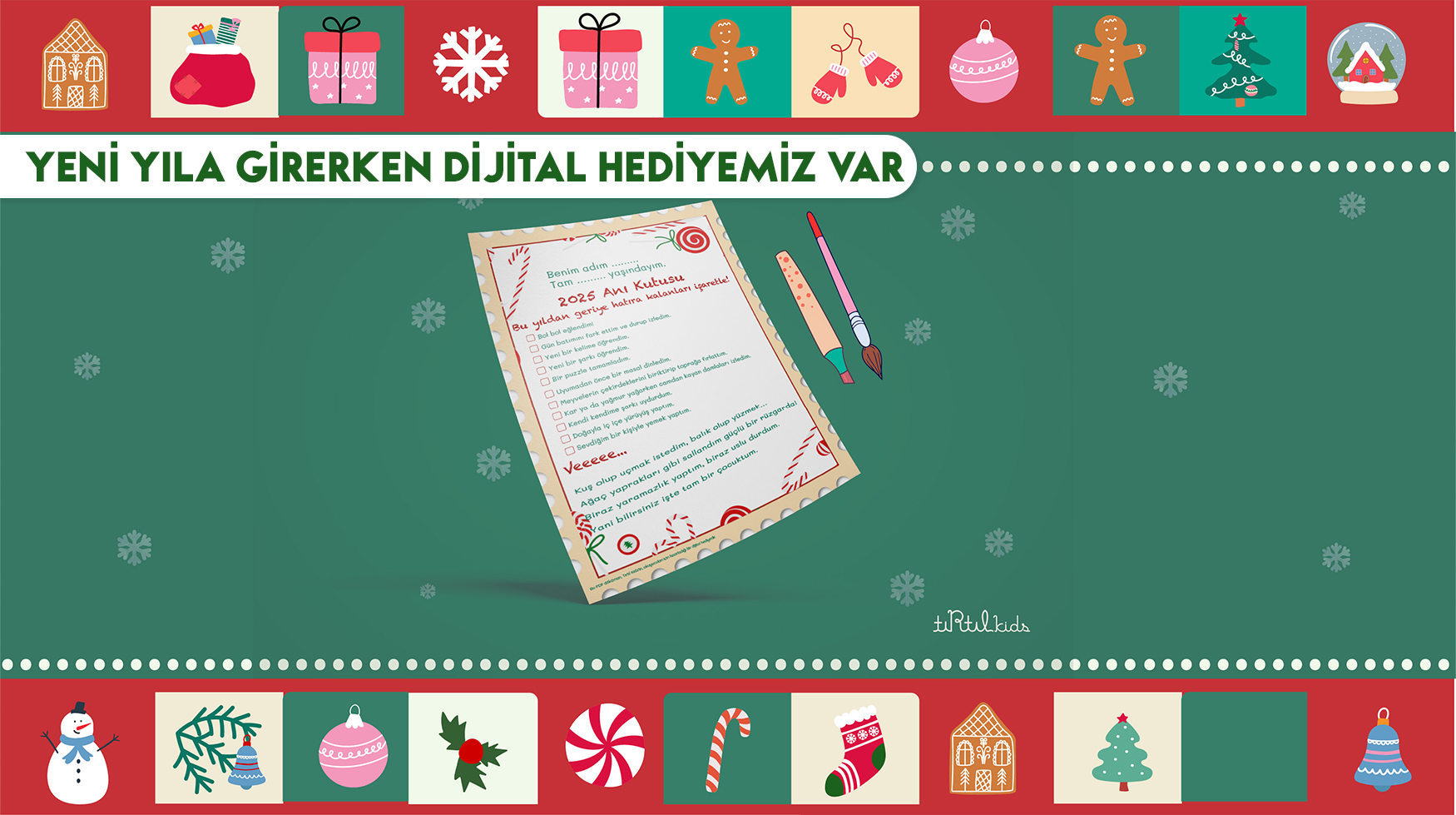 Yeni Yıla Girerken Dijital Hediyemiz Var