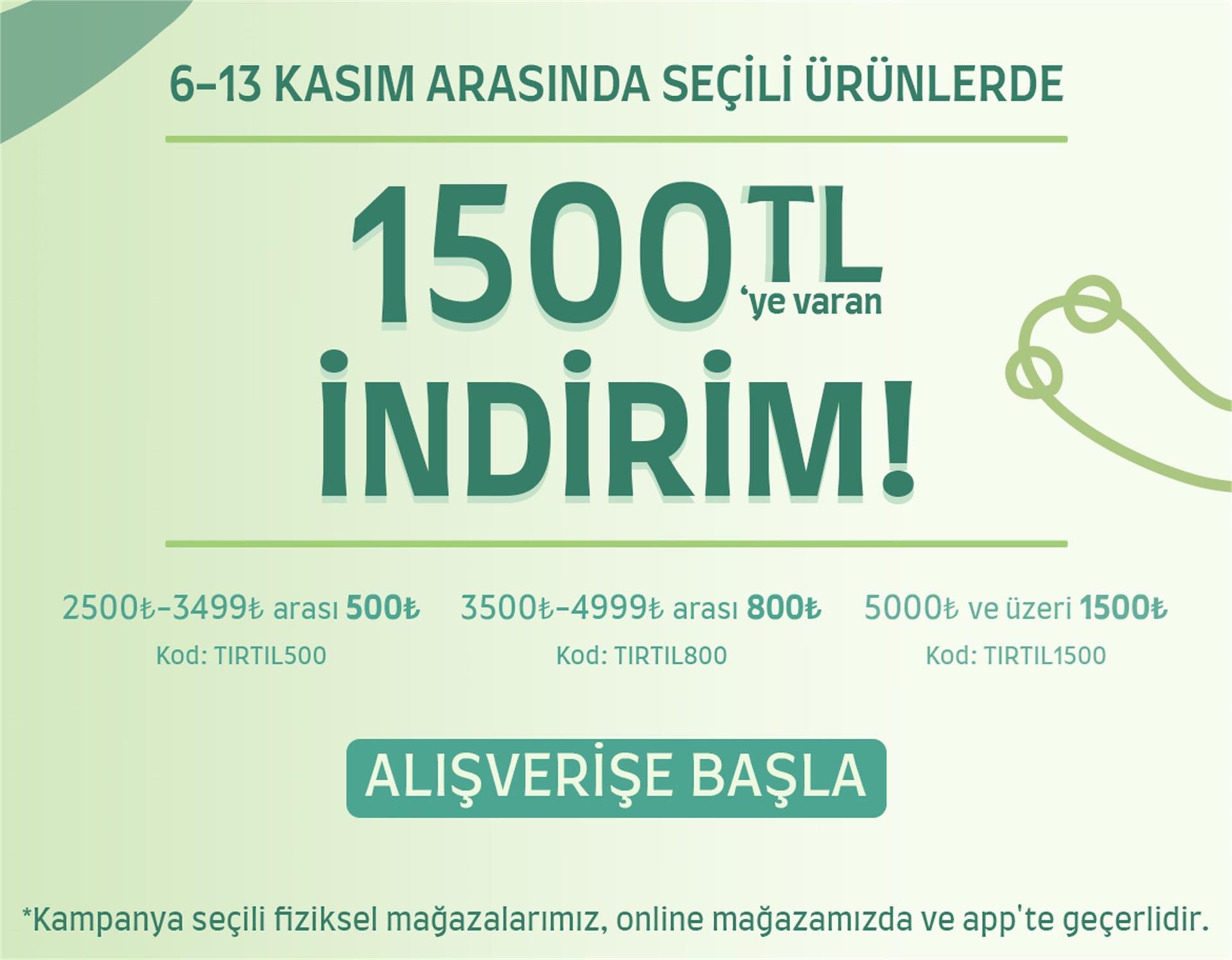 1500 tl kampanya