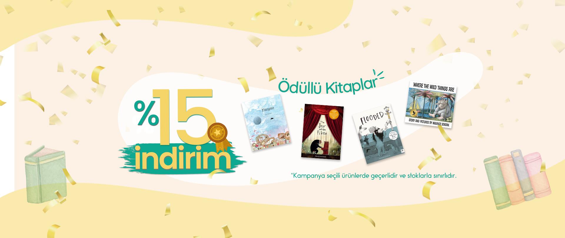 Ödülü kitaplar %15