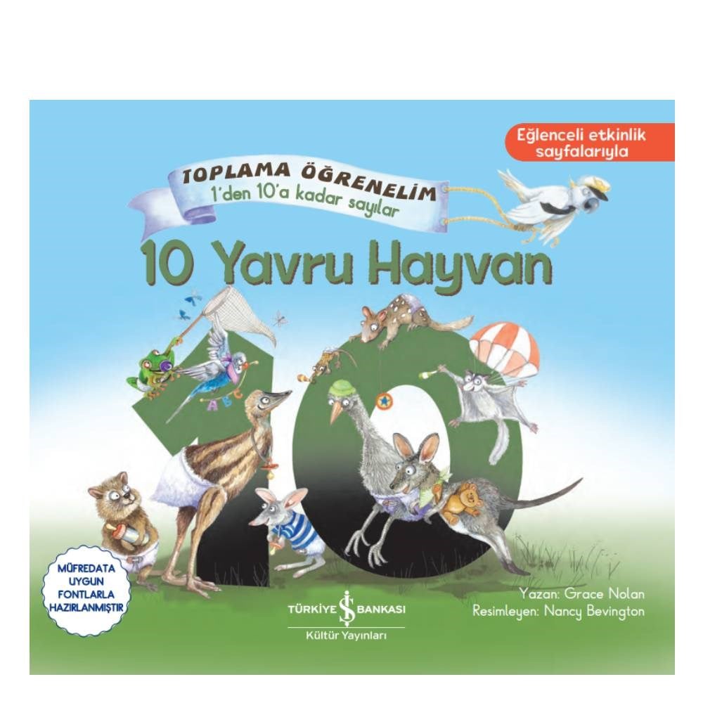 10 YAVRU HAYVAN - TOPLAMA ÖĞRENELİM Çocuk Kitapları Uzmanı - Children's Books Expert