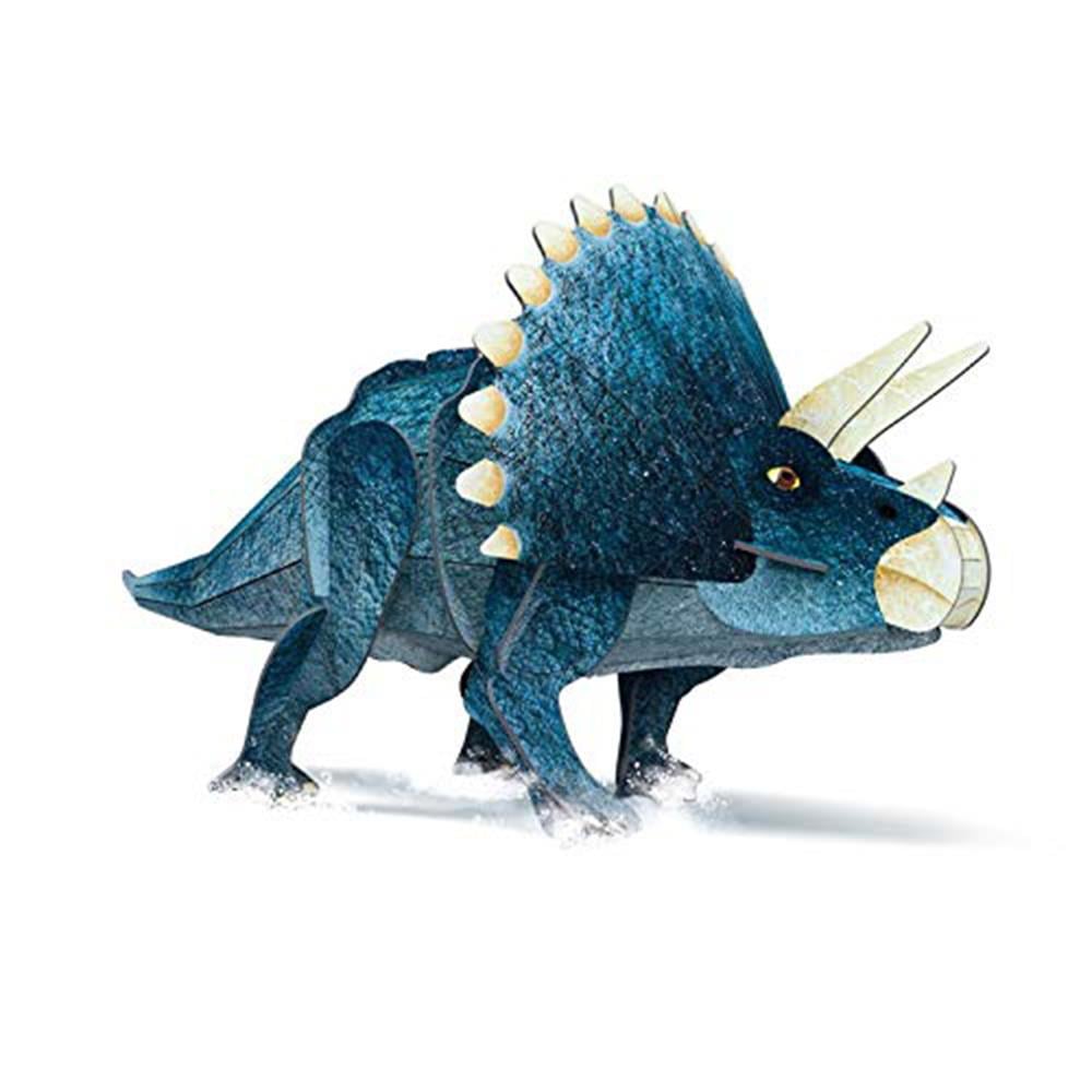 Kitap ve 3D Model - Triceratops