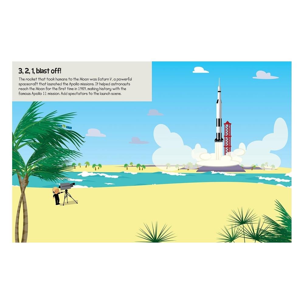 555 Sticker Fun - Space