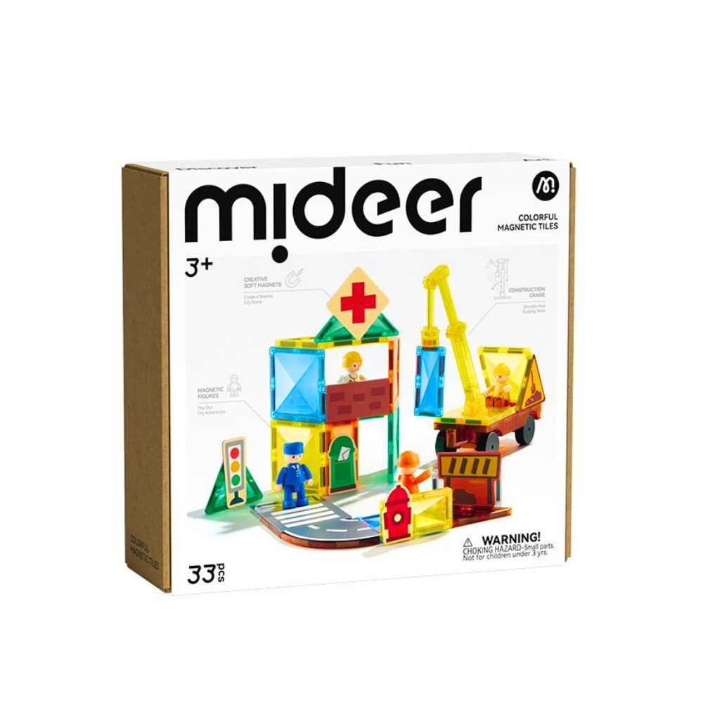 Magnetic Tiles - Şehir Kahramanları, 33 Parça