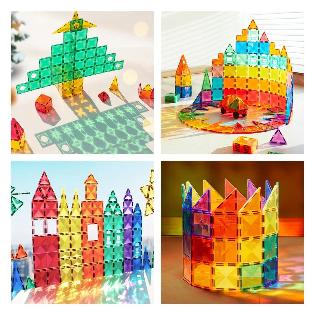 Magnetic Tiles - Basic, 100 Parça