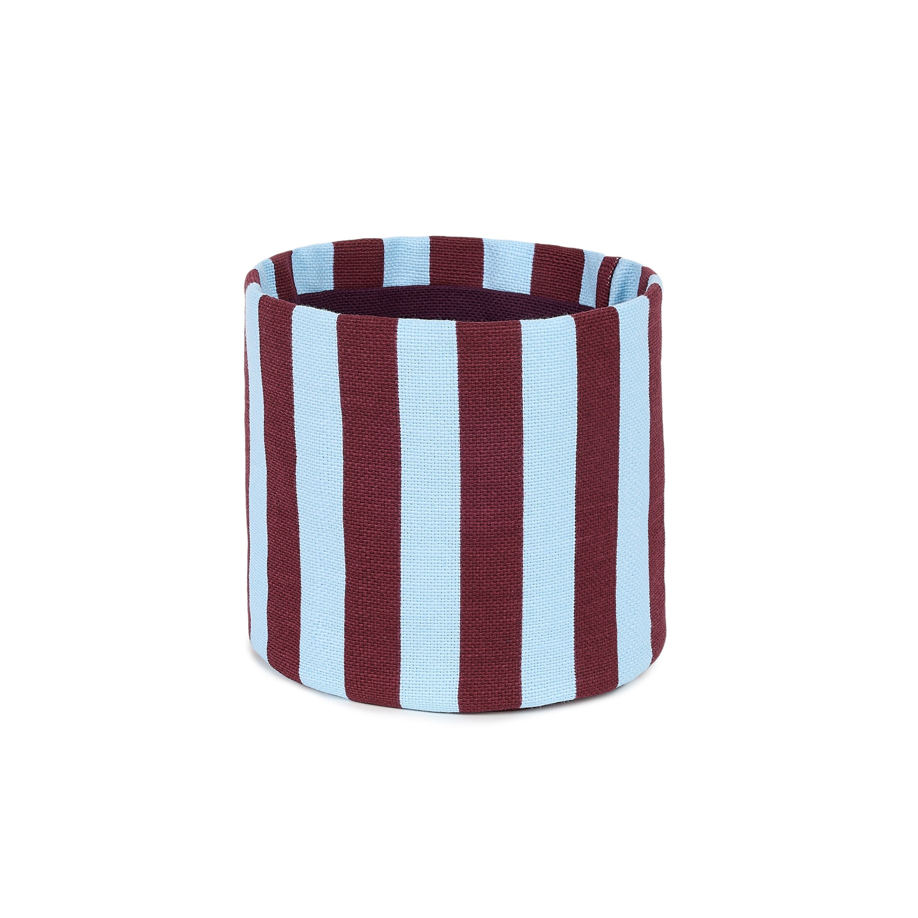 Nobodinoz Stripes Çocuk Odası Sepeti Küçük, Maroon Tiles