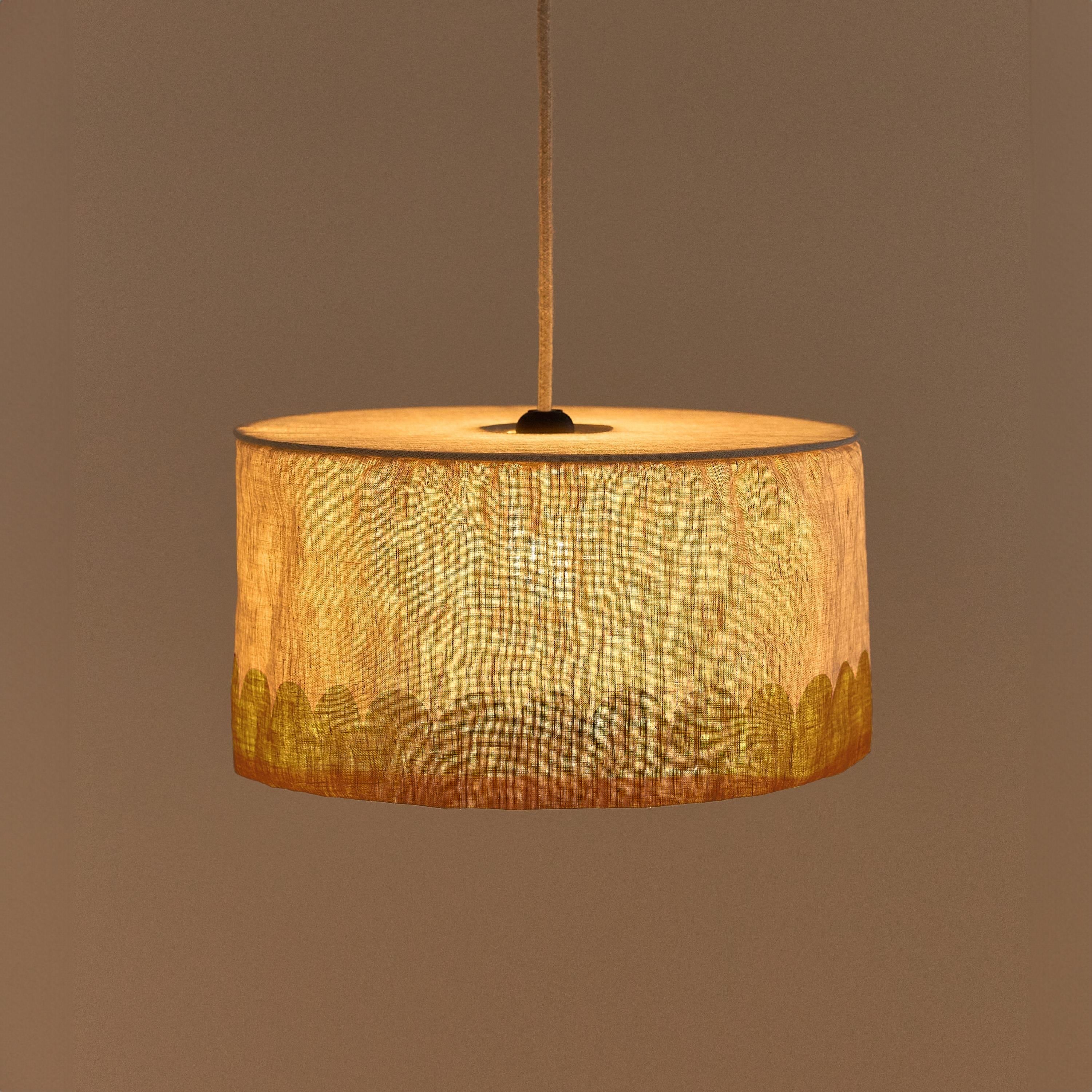 Vibes Aydınlatma Şapkası, 40cm çap, Mustard