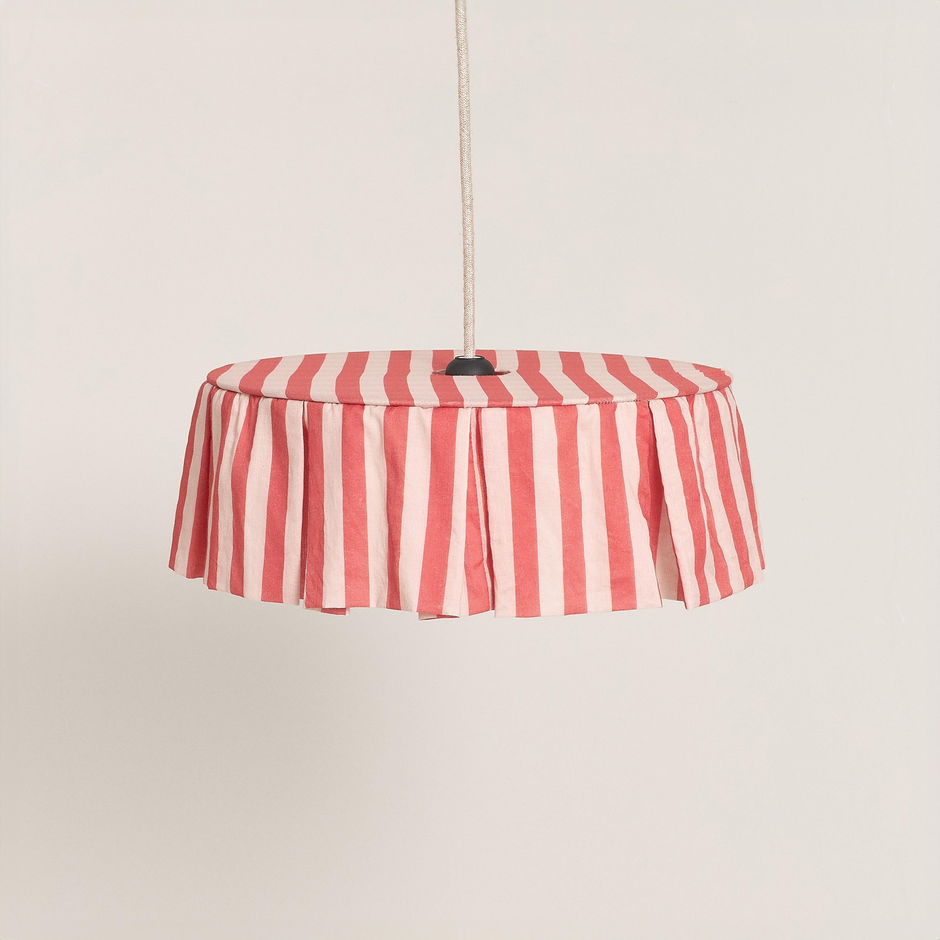Vibes Aydınlatma Şapkası, 40cm çap, Red Stripes