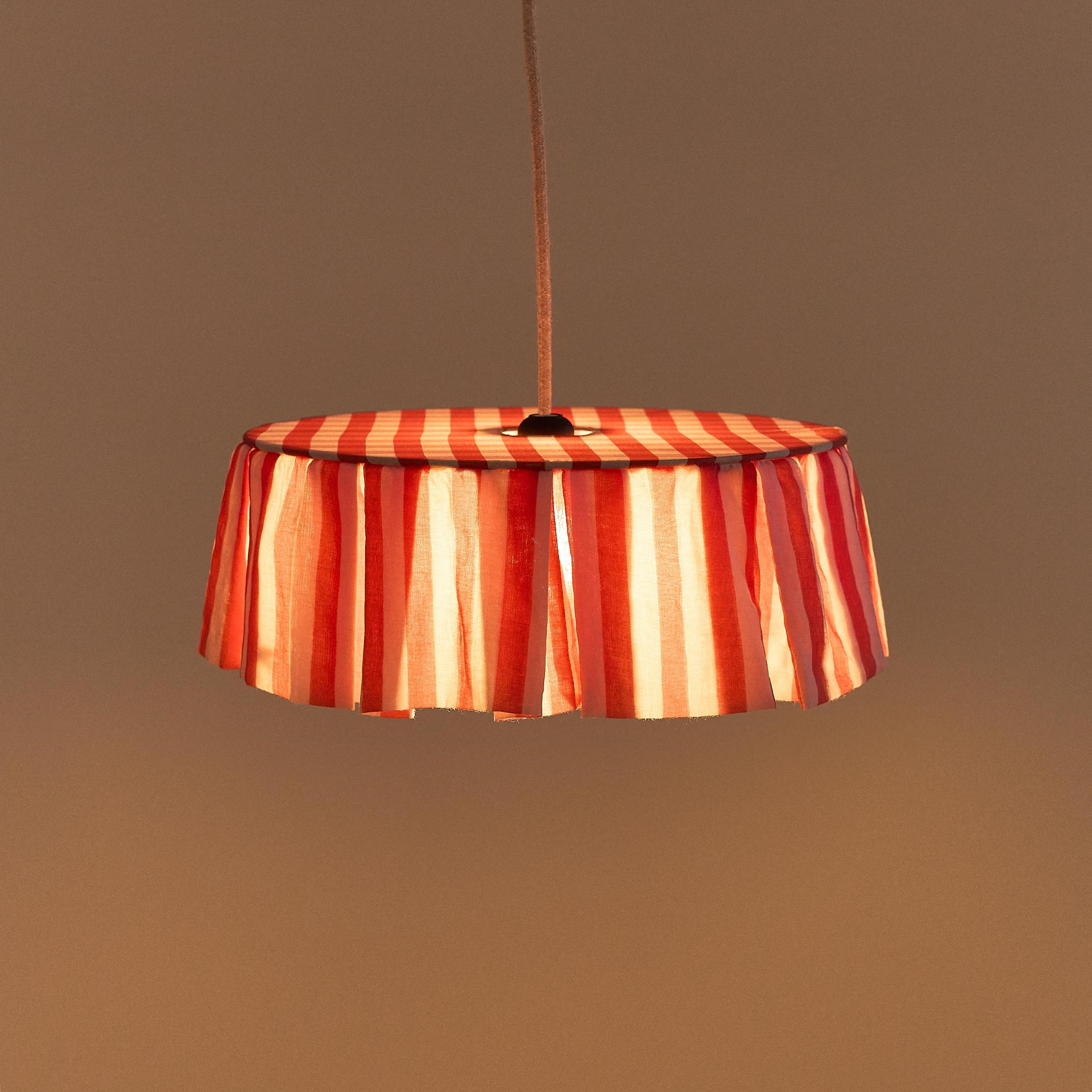 Vibes Aydınlatma Şapkası, 40cm çap, Red Stripes