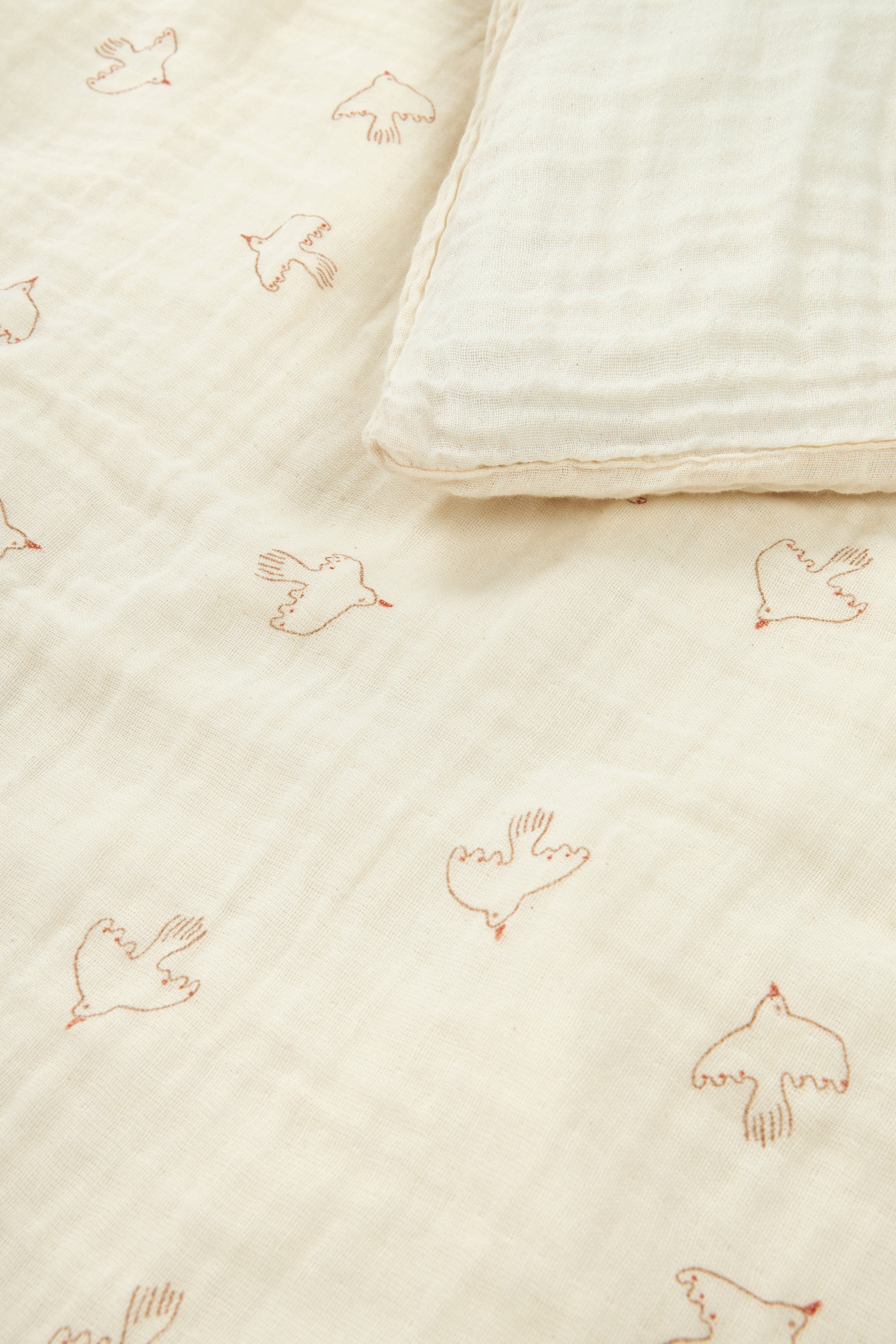 Wabi Sabi Nevresim Single, Brown Hoshi Birds
