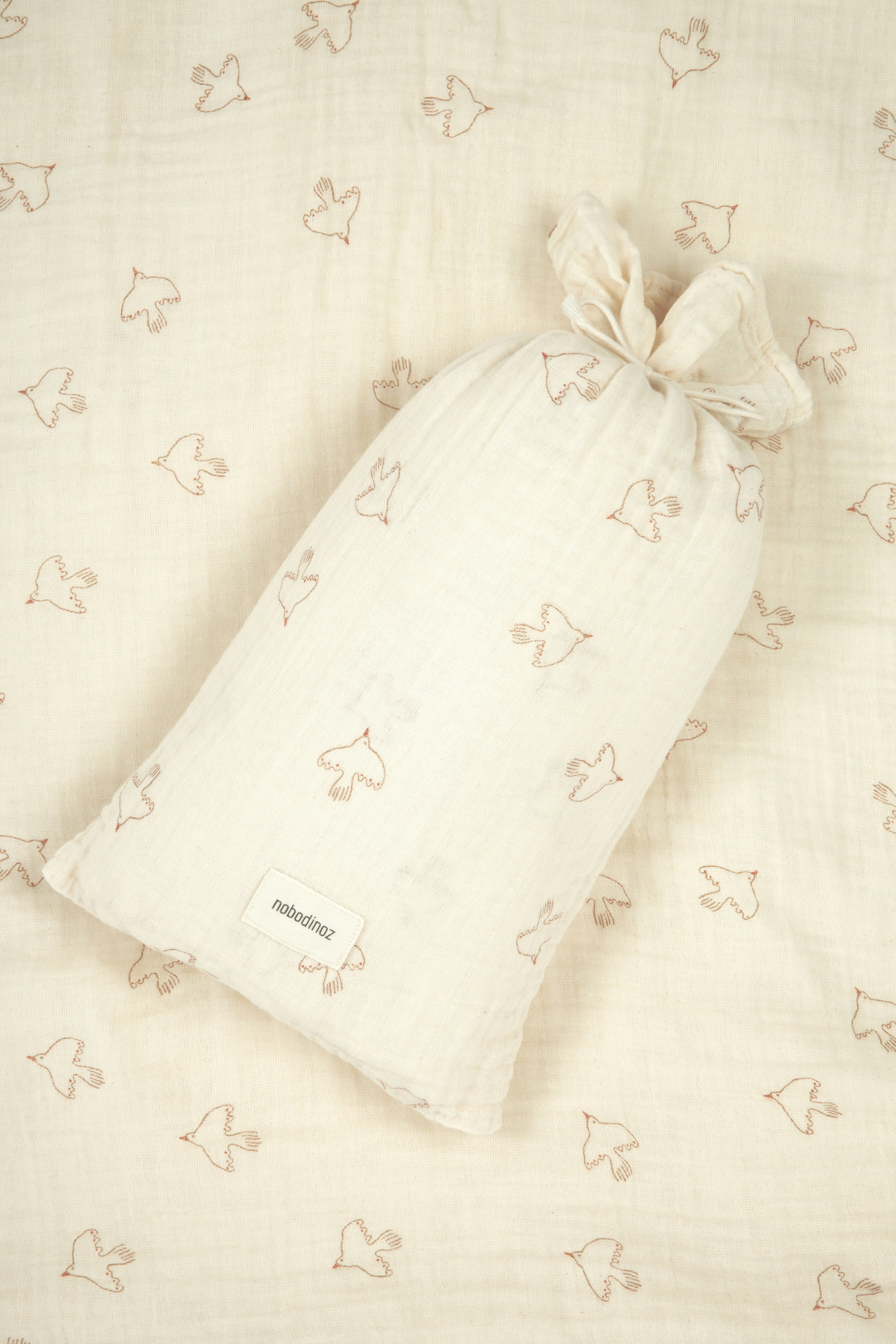 Wabi Sabi Nevresim Single, Brown Hoshi Birds
