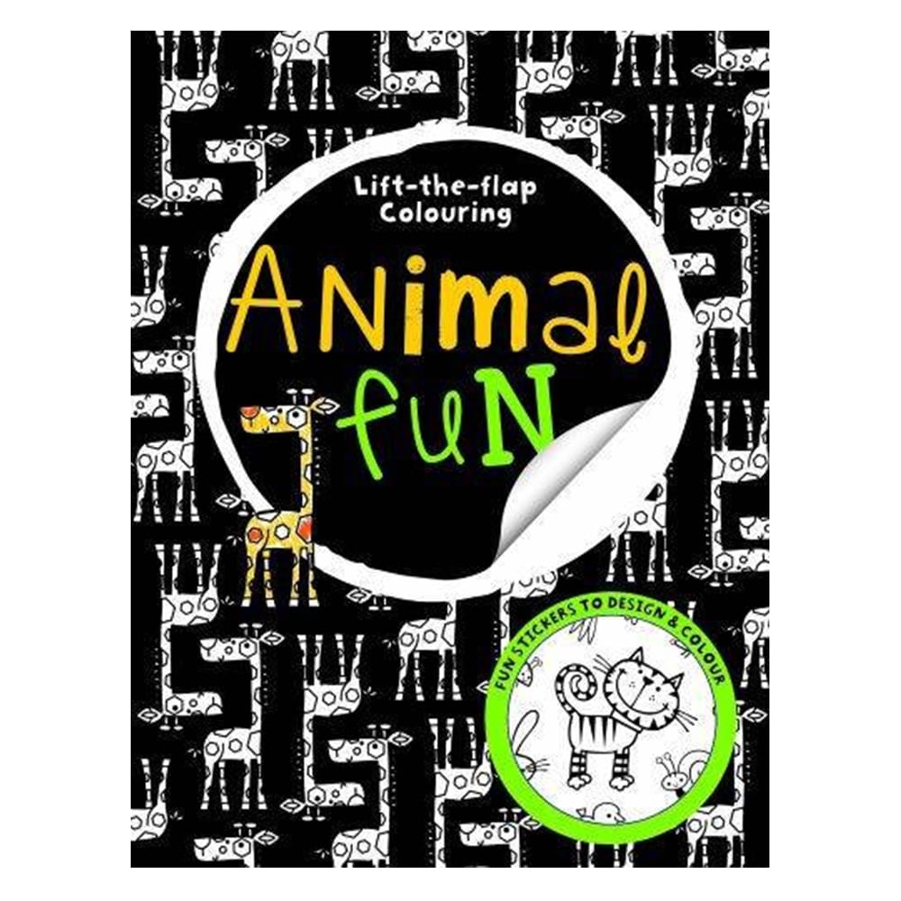 ANIMAL FUN - LIFT THE FLAP COLOURING