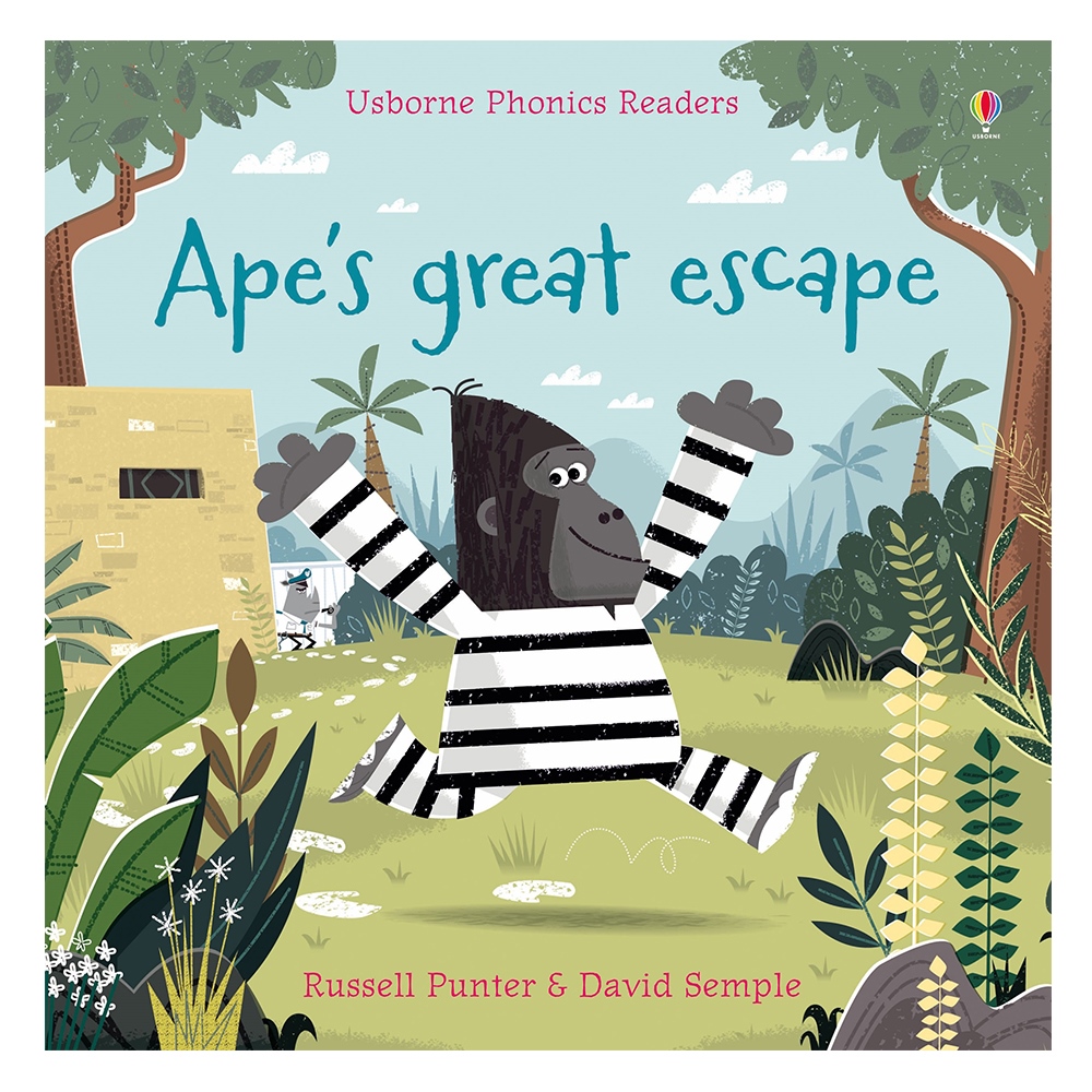 APE'S GREAT ESCAPE - USBORNE PHONICS READERS Çocuk Kitapları Uzmanı - Children's Books Expert