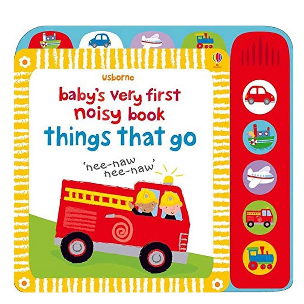 BABY'S VERY FIRST NOISY BOOK: THINGS THAT GO #yenigelenler Çocuk Kitapları Uzmanı - Children's Books Expert