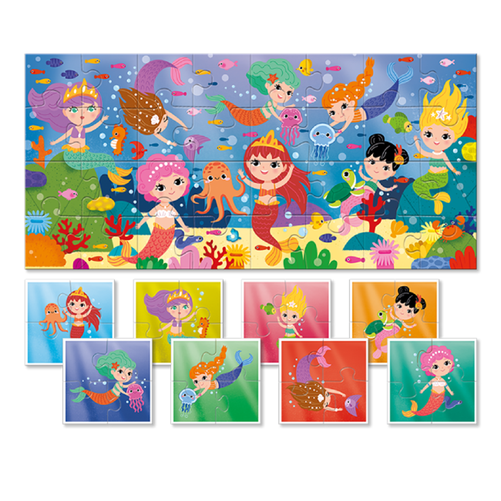 Bebekler için Puzzle - Deniz Kızları
