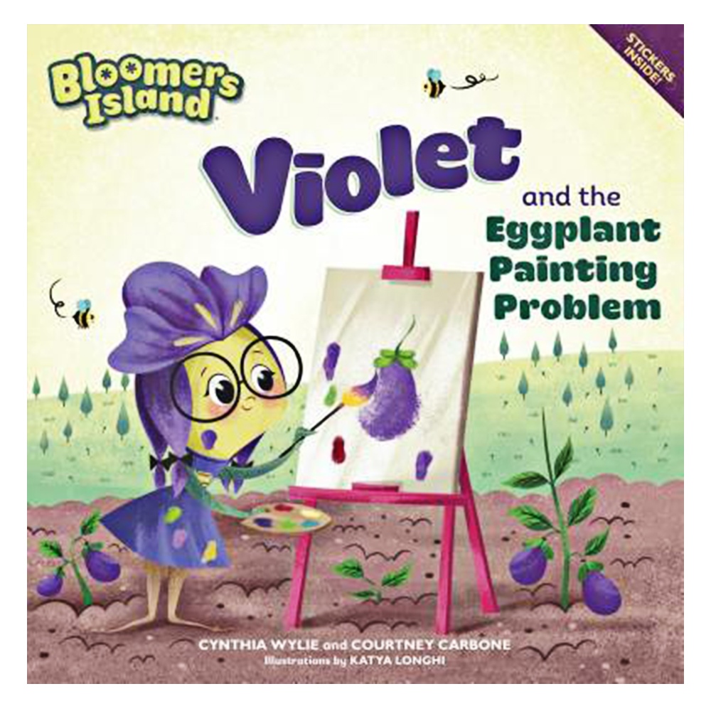 BLOOMERS ISLAND - VIOLET AND THE EGGPLANT PAINTING PROBLEM #yenigelenler Çocuk Kitapları Uzmanı - Children's Books Expert