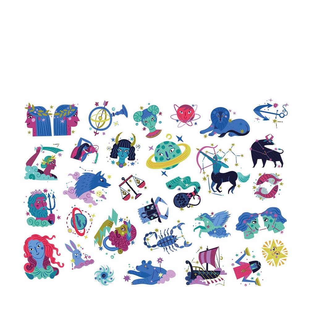 Çocuklar İçin Geçici Dövme - Yıldızlar