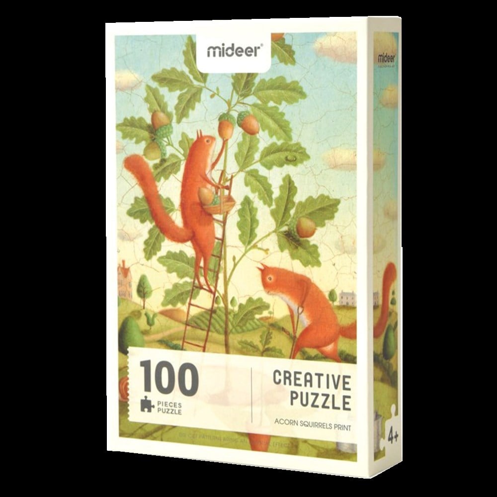Creatıve Puzzle - Acorn Squırrels