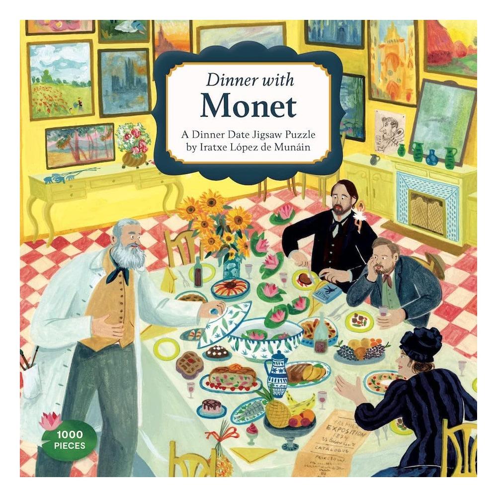 Dinner with Monet - 1000pcs Classic Jigsaw Çocuk Kitapları Uzmanı - Children's Books Expert