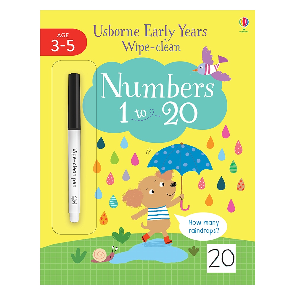 EARLY YEARS WIPE CLEAN NUMBERS 1-20 Çocuk Kitapları Uzmanı - Children's Books Expert