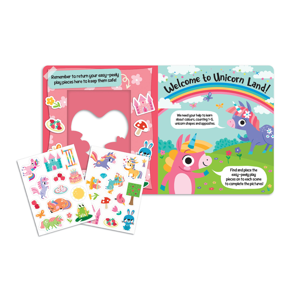 Easy Peely Unicorns - Peel, Stick, Play