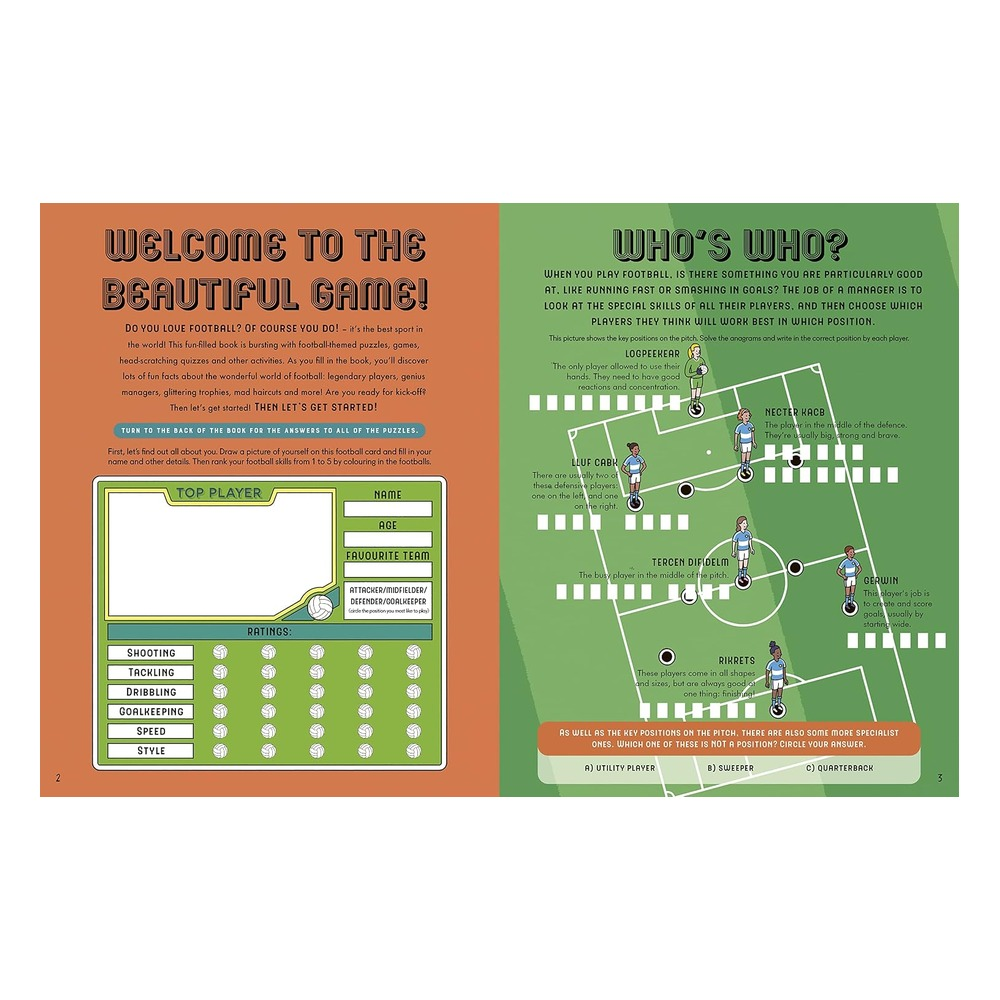Editions Football Fantastic Activity Book