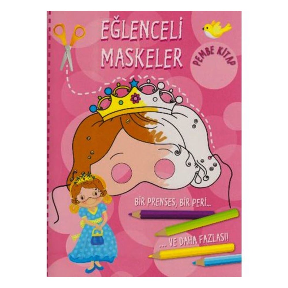 EĞLENCELİ MASKELER PEMBE KİTAP Çocuk Kitapları Uzmanı - Children's Books Expert