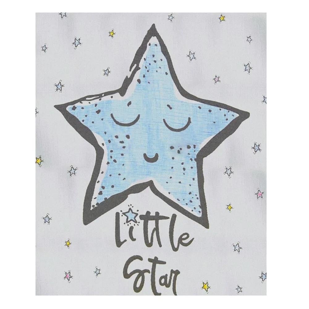 Erkek Bebek 2li Little Star Müslin Battaniye