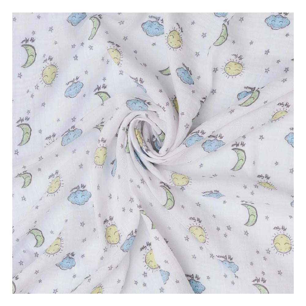 Erkek Bebek 2li Little Star Müslin Battaniye