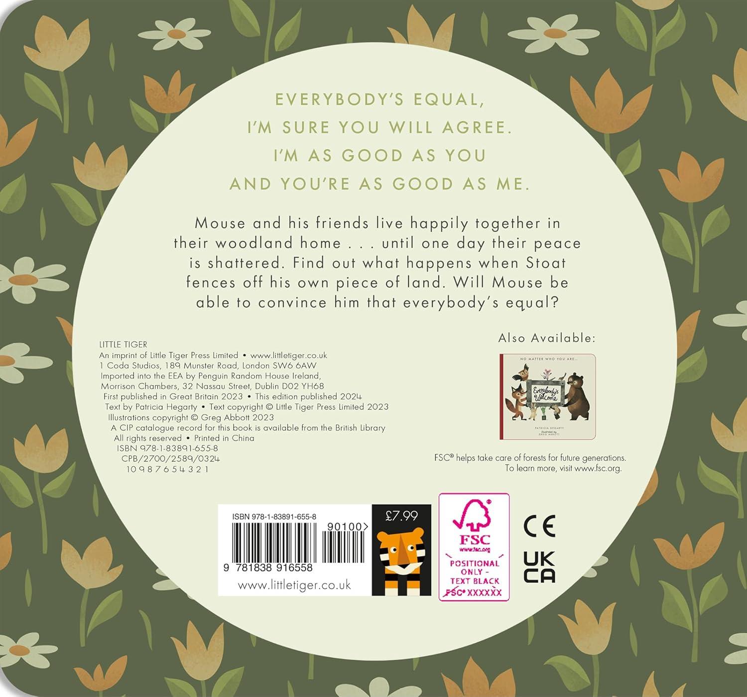 Everbodys Equal - Board Book