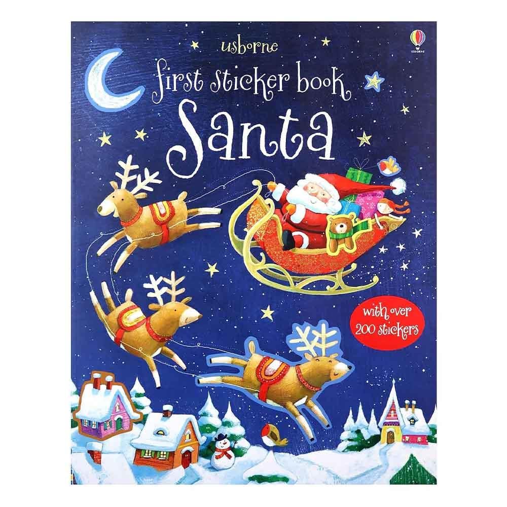 First Sticker Book Santa Çocuk Kitapları Uzmanı - Children's Books Expert